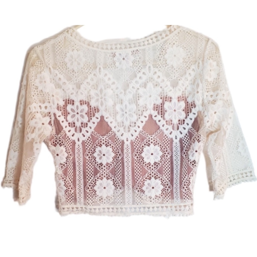NWOT SET For Love and Lemons Florence Top and Skirt Set Sz S - Picture 5 of 11